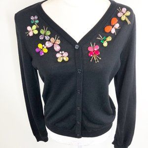 Moschino Boutique Flower Embellished Cardigan 8